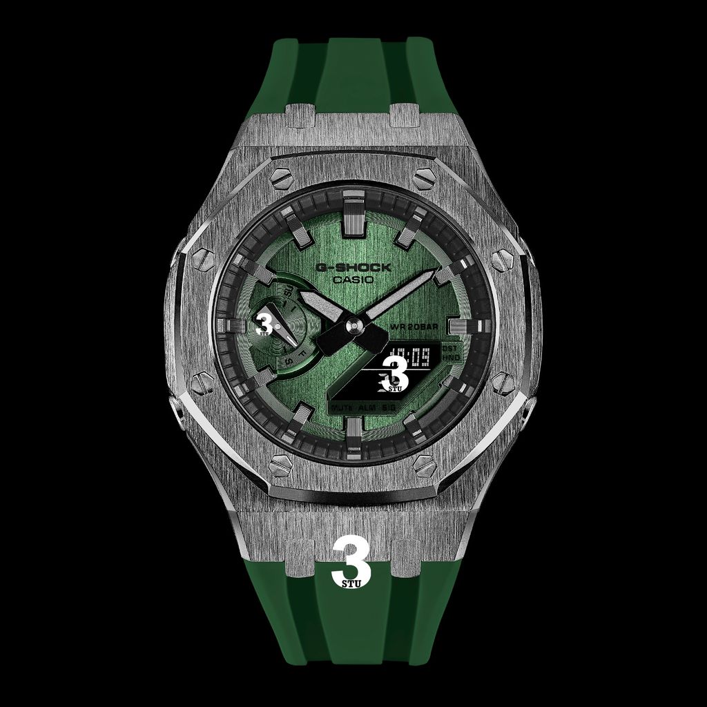 Titanium Mod GM-2100B-3A (Green Rubber) – No.3 Stu Titanium Mod GM-2100B-3A (Green Rubber) – No.3 Stu