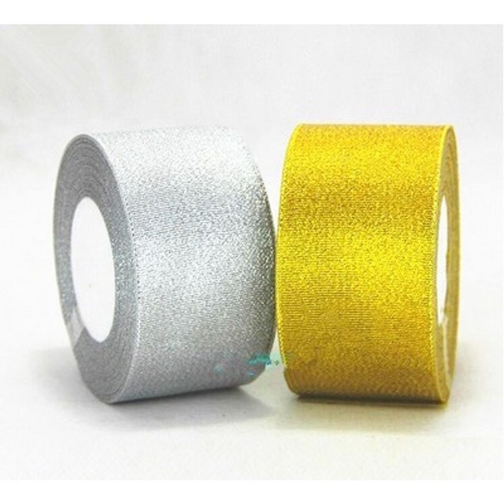 Metallic Gold and Silver Ribbon for decoration and gift wrapping – Maycraft