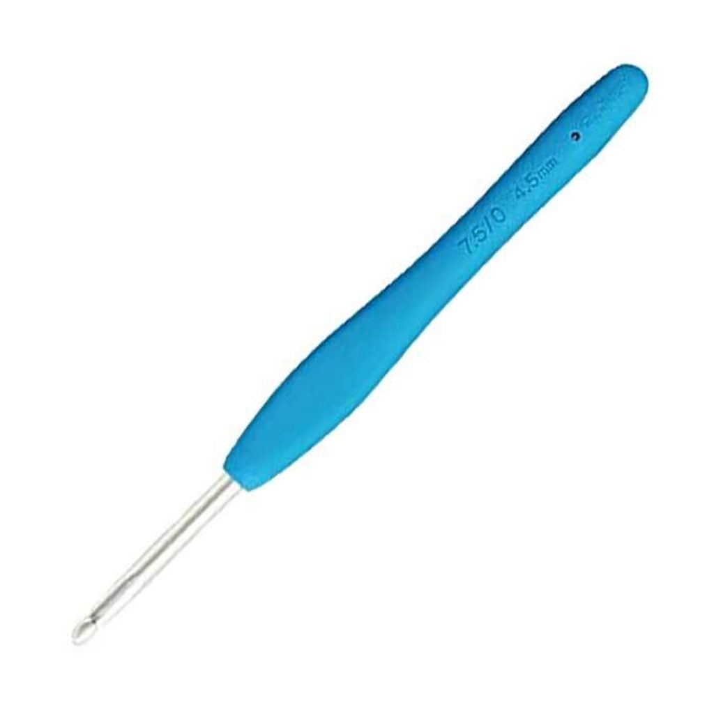 Clover Amour Crochet Hooks- Aluminum Needles - Size 7 (4.5mm) Blue