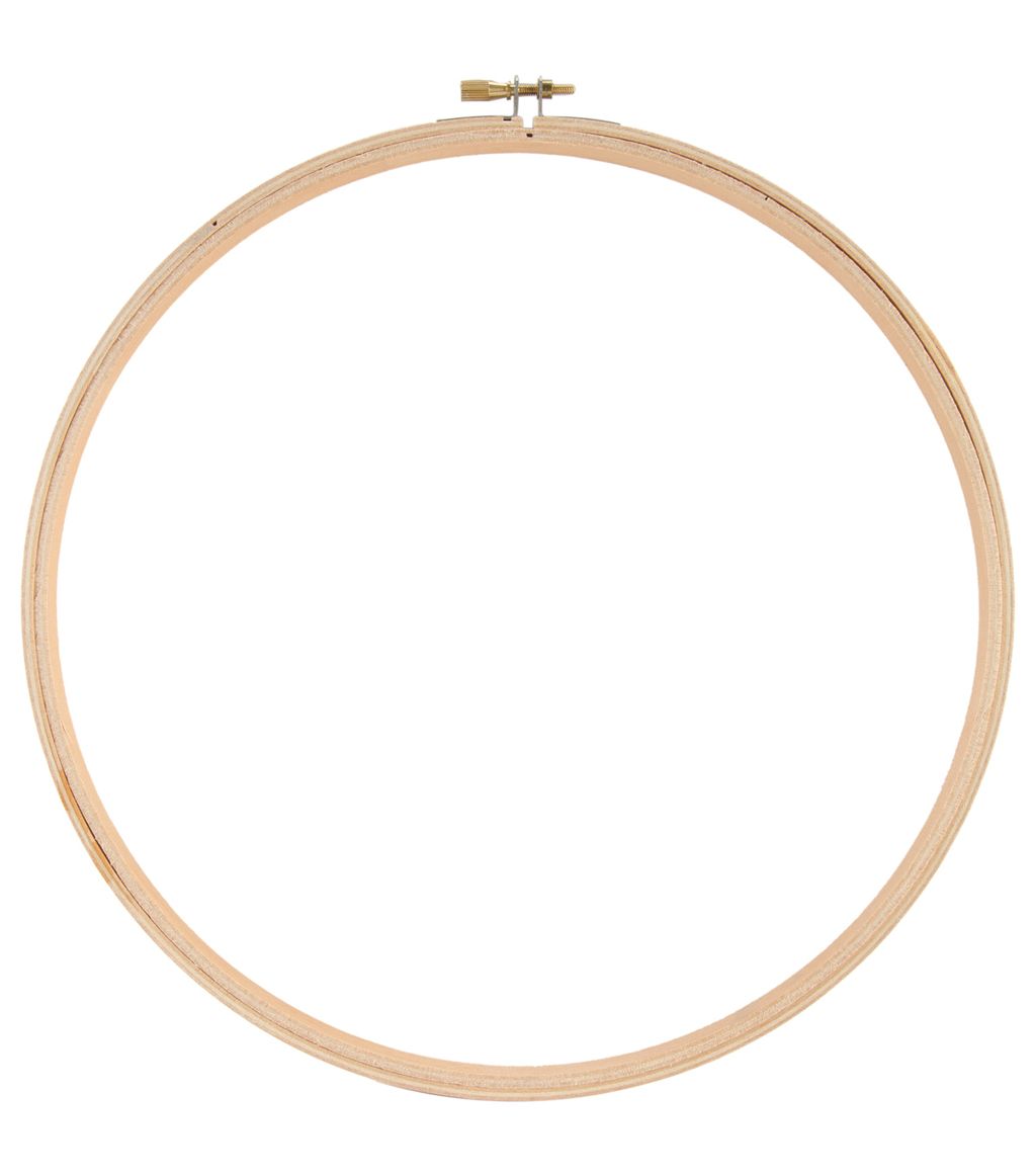 10 wood hoop