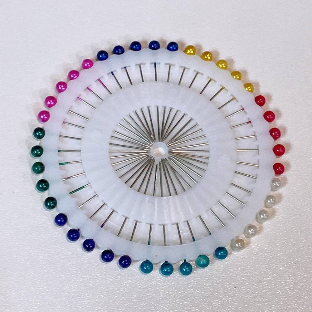 Color pearl pin