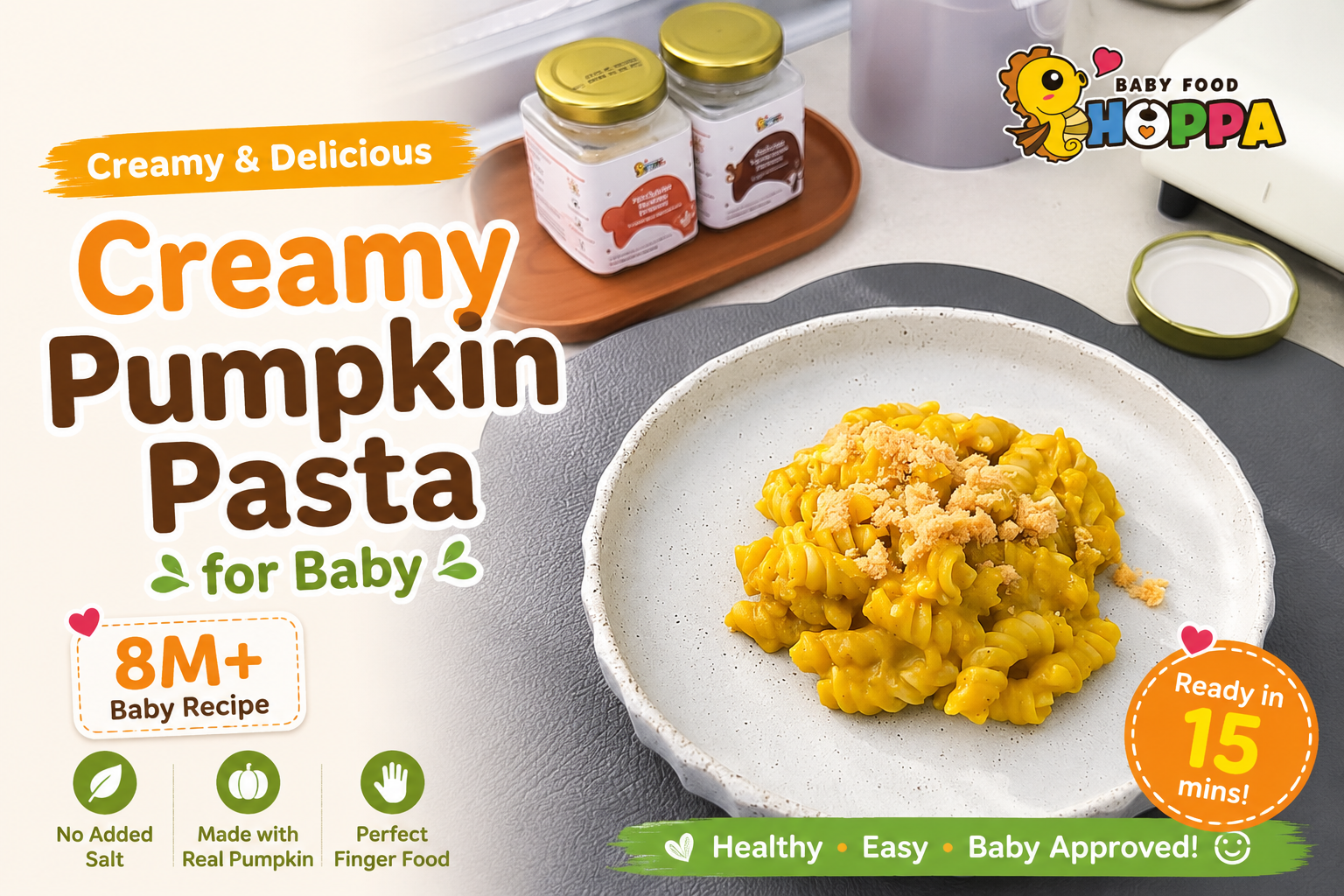 8M+ Creamy Pumpkin Pasta