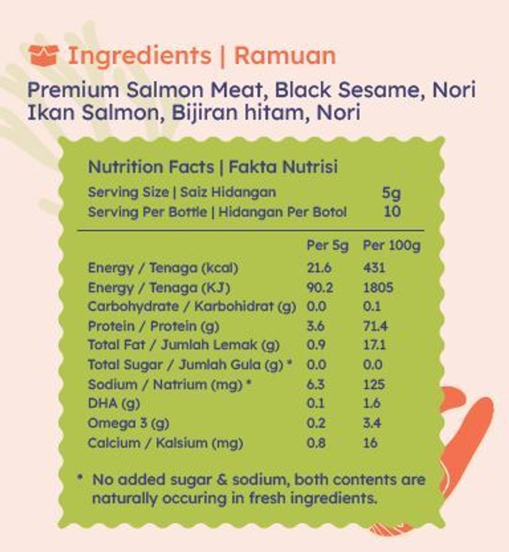 Seaweed Sesame Salmon Floss NI