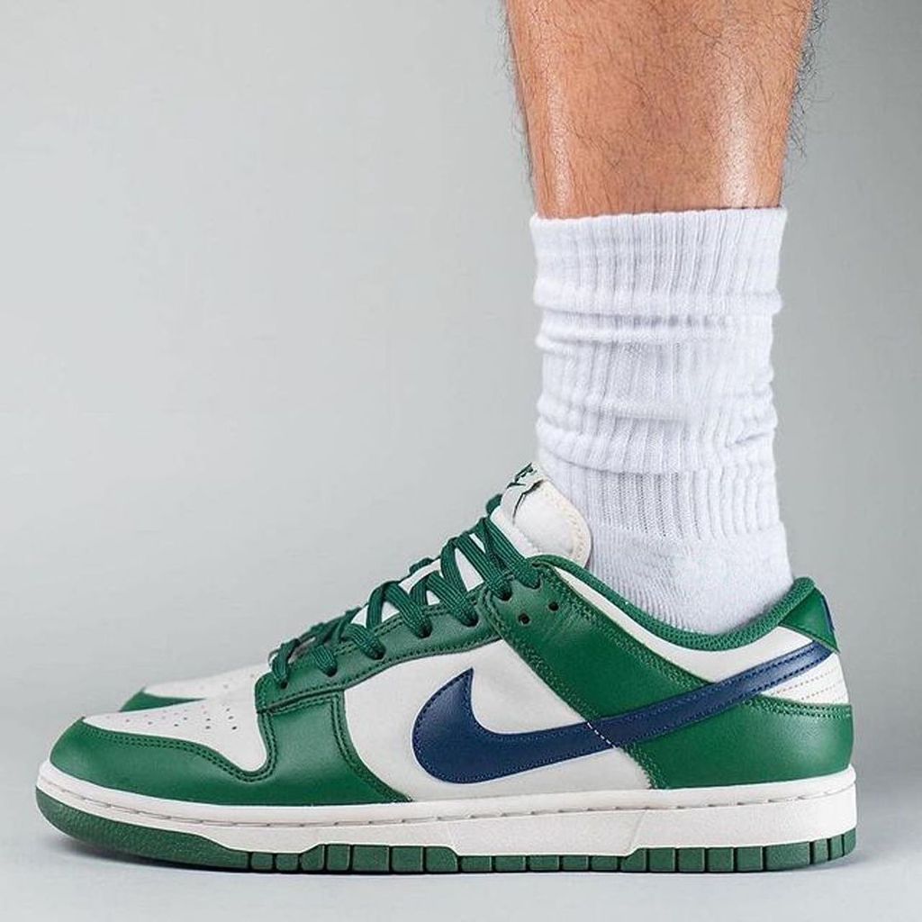 Nike Dunk Low “Gorge Green” 白綠午夜藍 深藍 白綠
