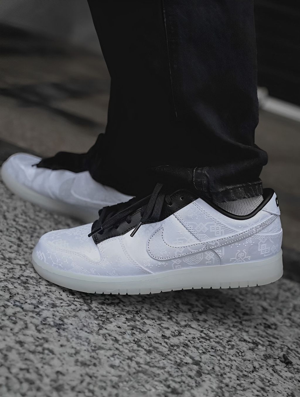 Fragment Design x Clot x Dunk Low “White Silk” 白絲綢– FUNNYEN404