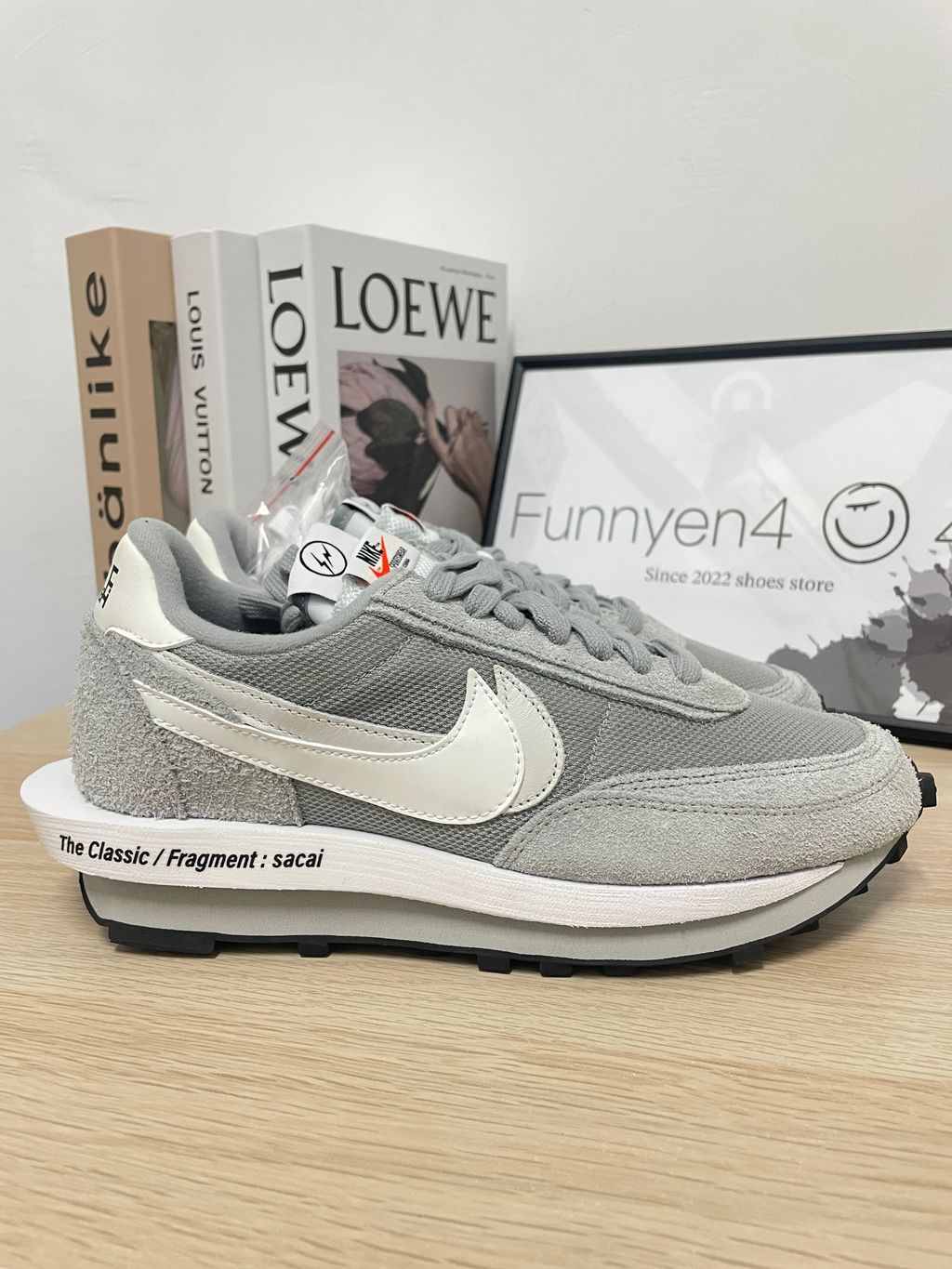 Sacai X Fragment Design X Nike LDWaffle 三方聯名 閃電灰 藤原浩