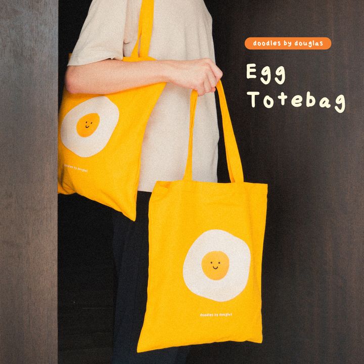 Egg Totebag post