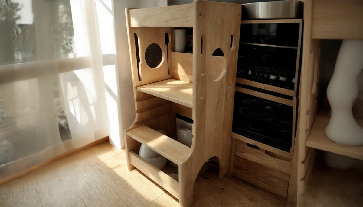 Designing a Kid-Friendly Kitchen With a Learning Tower