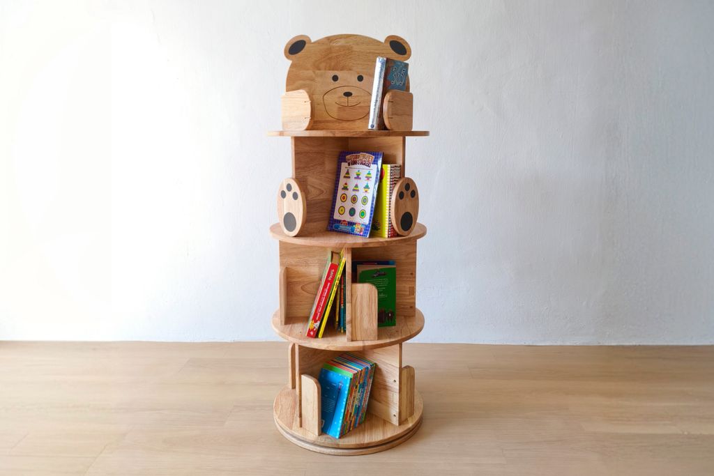 Unicraft KURUKUMA Rotating Bookshelf