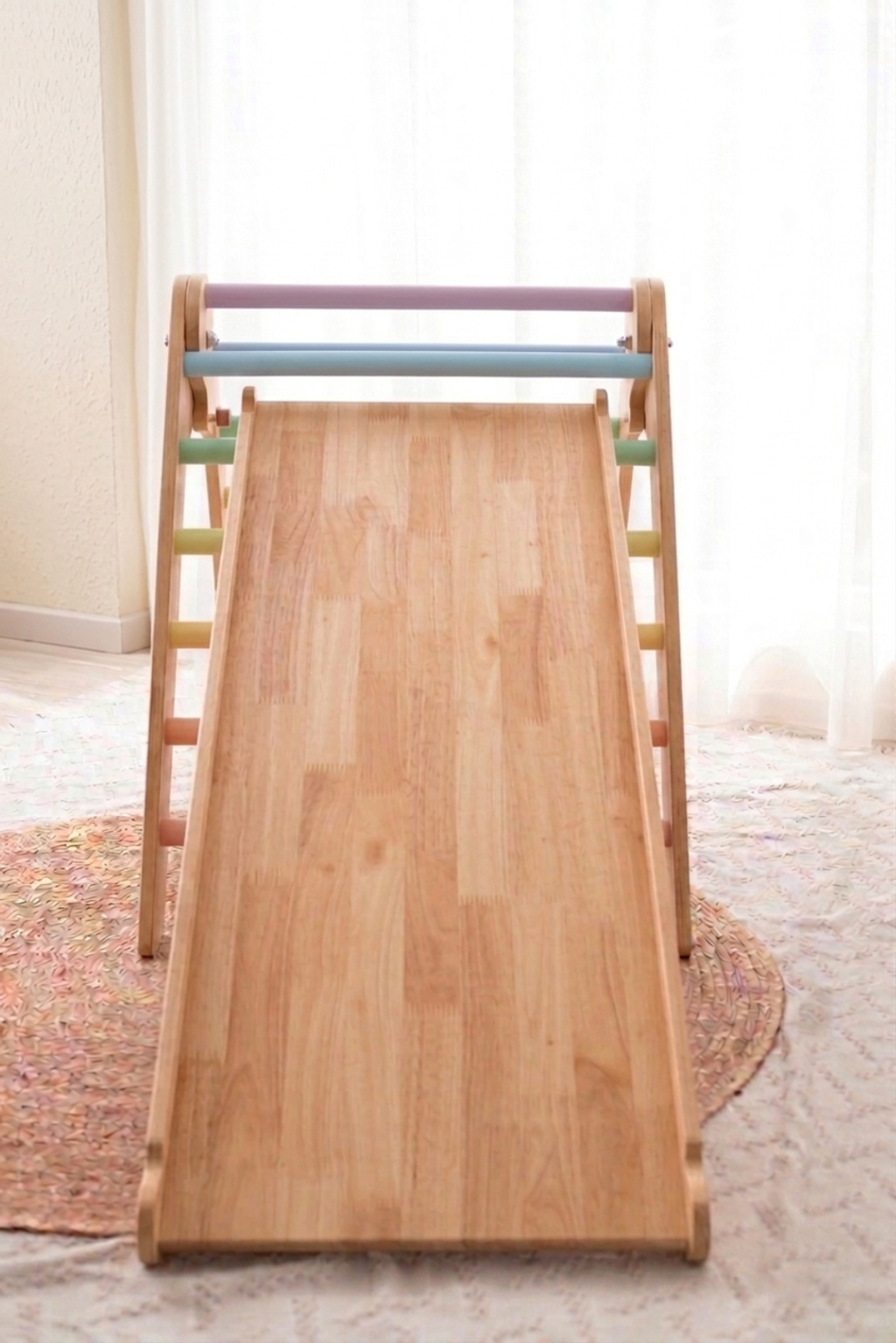 Rainbow Pikler and ramp