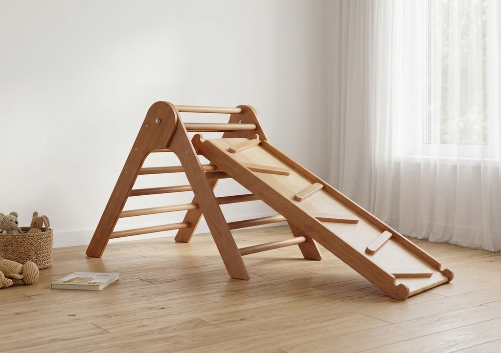 Pikler triangle and slide
