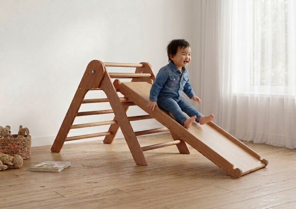 Pikler triangle and slide