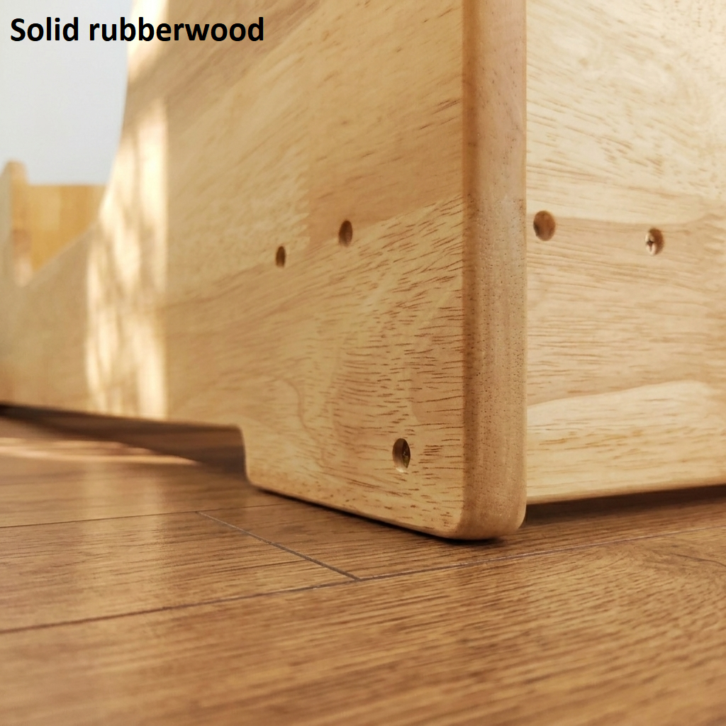Unicraft & Decor toddler montessori flip bed-simple rubberwood