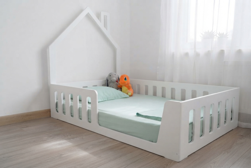 Tsuchi Low Floor bed - white