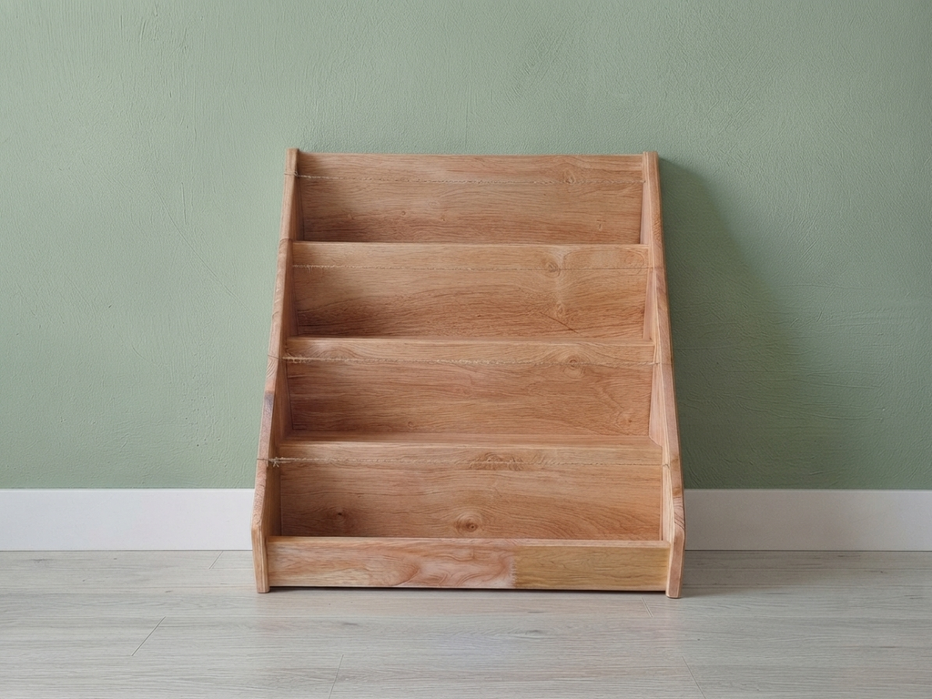 Montessori front facing bookshelf