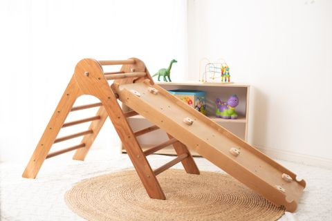 Unicraft Pikler Triangle and Reversible Ramp