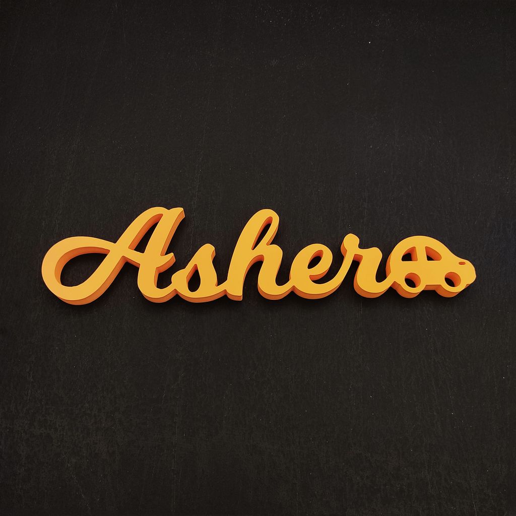 Unicraft custom name plaque