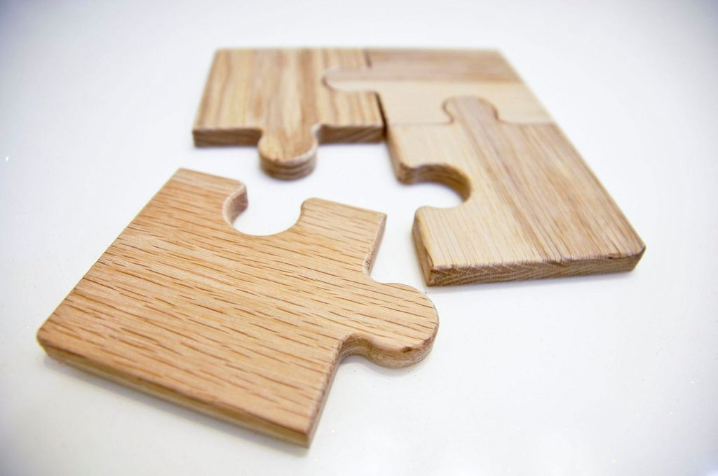 Jumbo jigsaw puzzle coaster