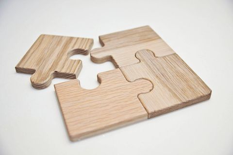 Jumbo jigsaw puzzle coaster
