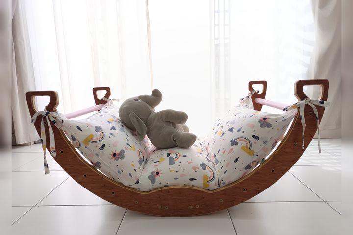 Rainbow cushion
