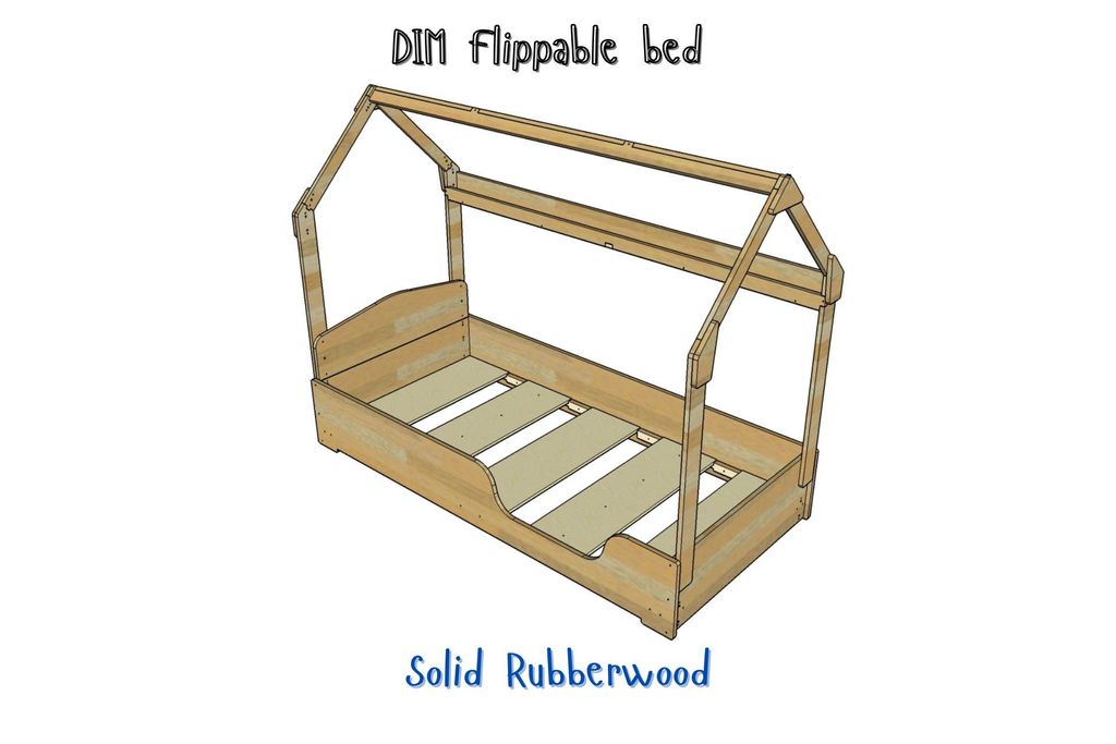 Unicraft Montessori flippable floor bed