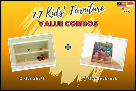 2-tier Shelf & 4-tier Bookrack