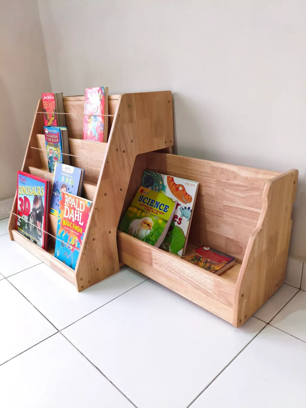 bookrack with storage and drawer