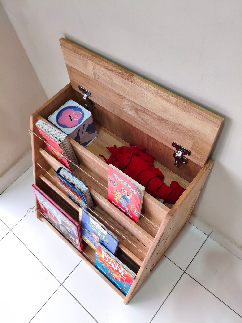 bookrack with storage and drawer