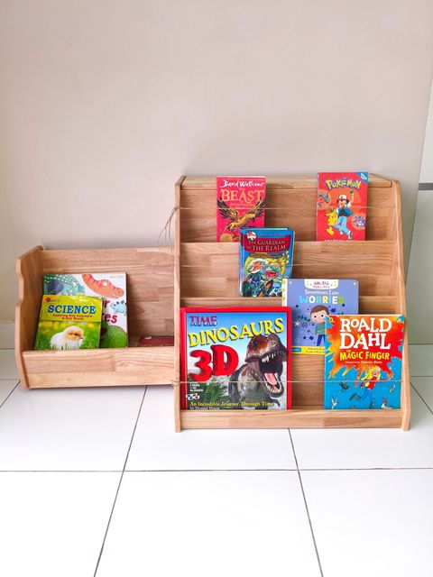 bookrack with storage and drawer