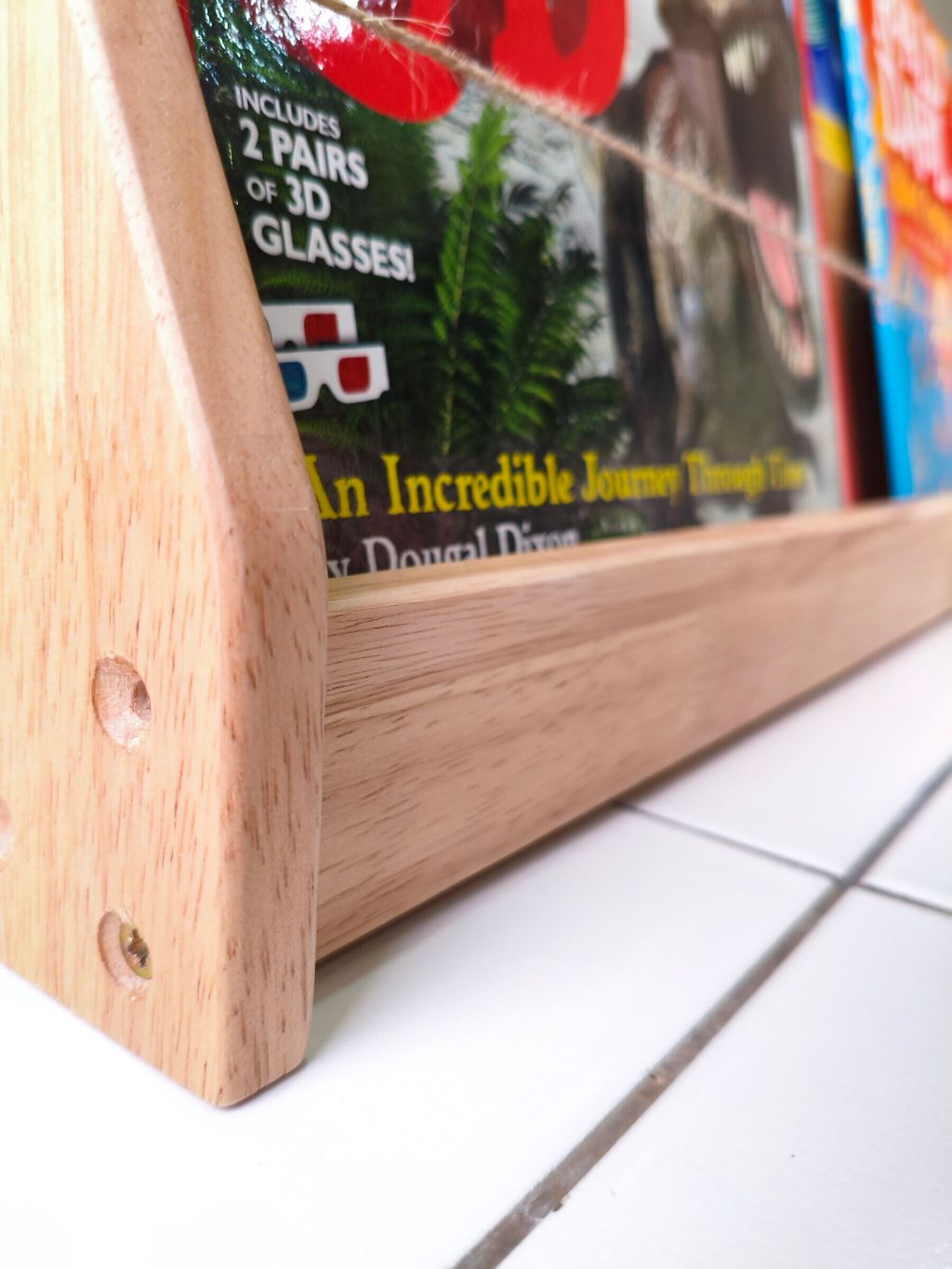 bookrack with storage and drawer