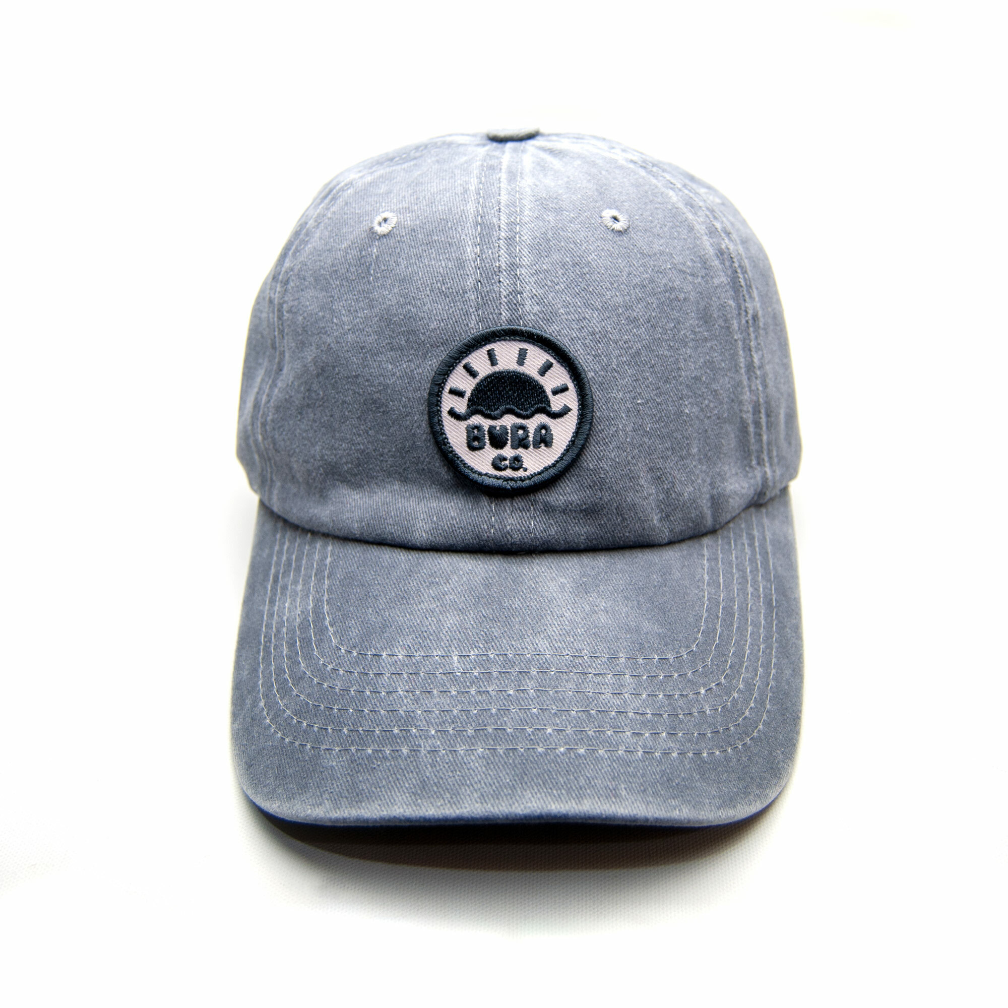 Navy Vintage BURA Camping Cap with BURA Co. Embroided Patch