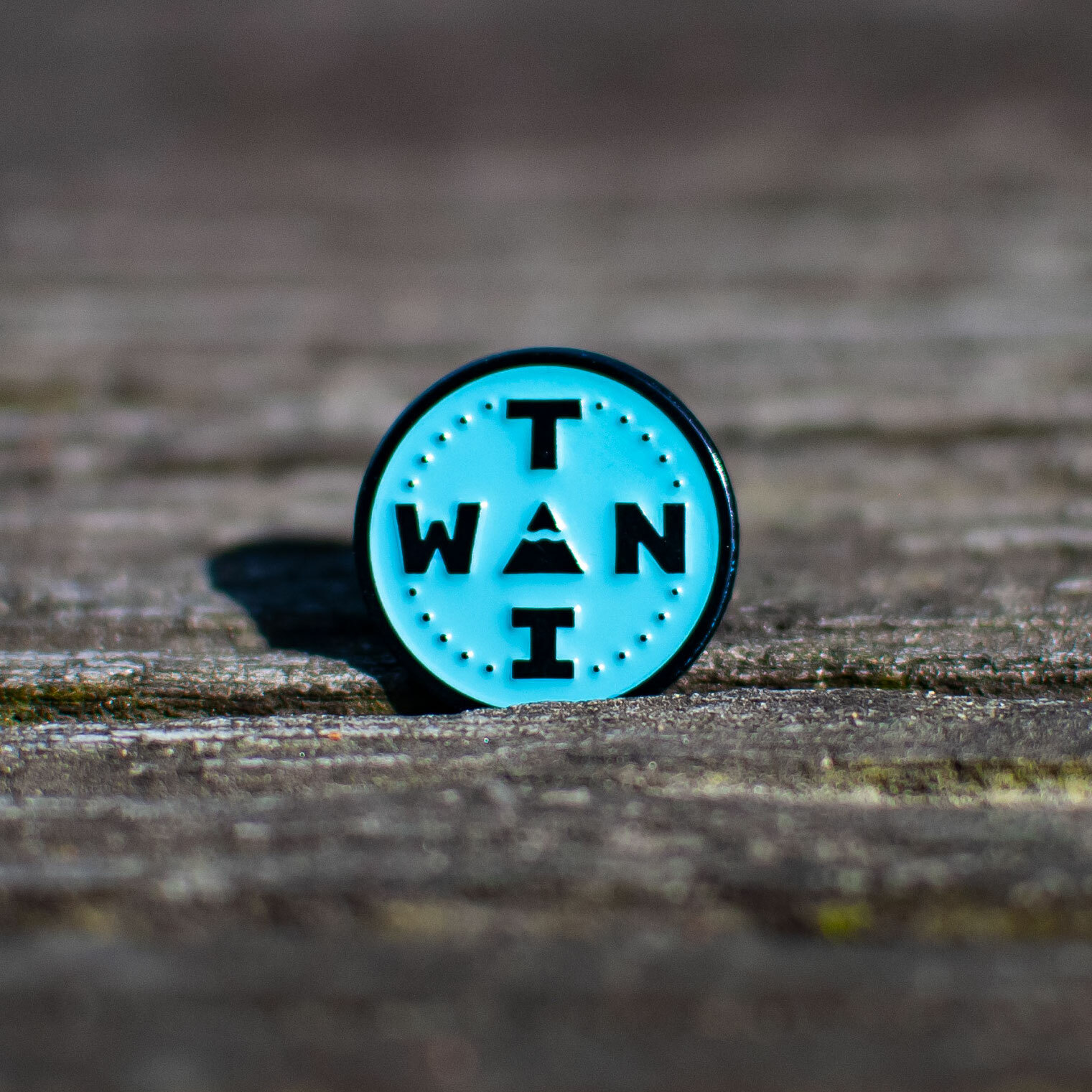 Taiwan Outdoor Series Enamel Pin - Blue Mountains