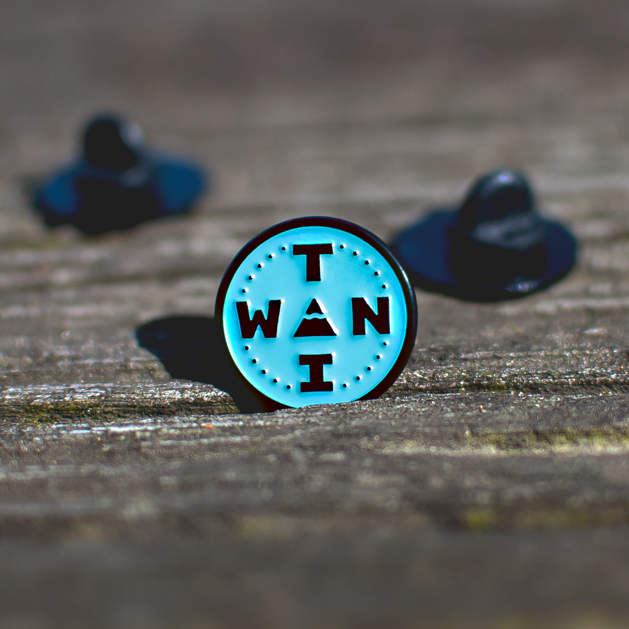 Taiwan Outdoor Series Enamel Pin - Blue Mountains