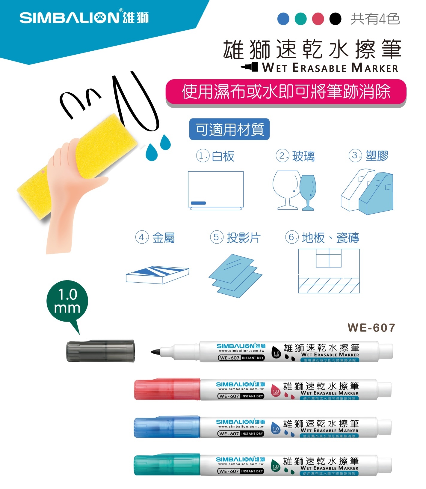 說明圖－速乾水擦筆