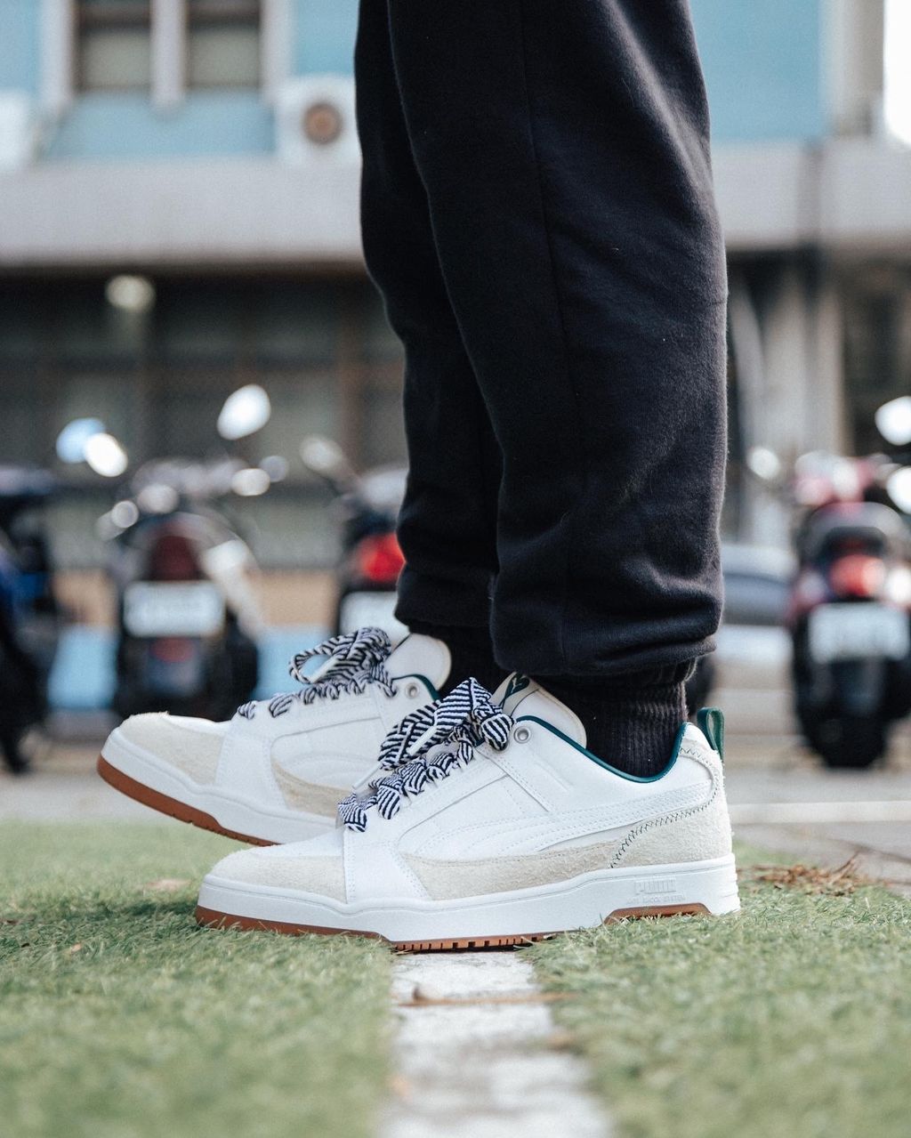 PUMA Slipstream Lo 2 AMI 愛心聯名 白綠 38770301