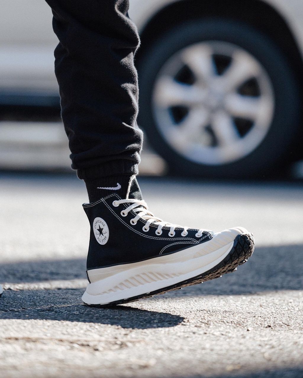 CONVERSE CHUCK 70 AT-CX HI 奶油底 厚底增高 高筒 A03277C