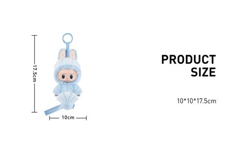 POPMART Labubu HIDE AND SEEK Vinyl Doll Pendant Push