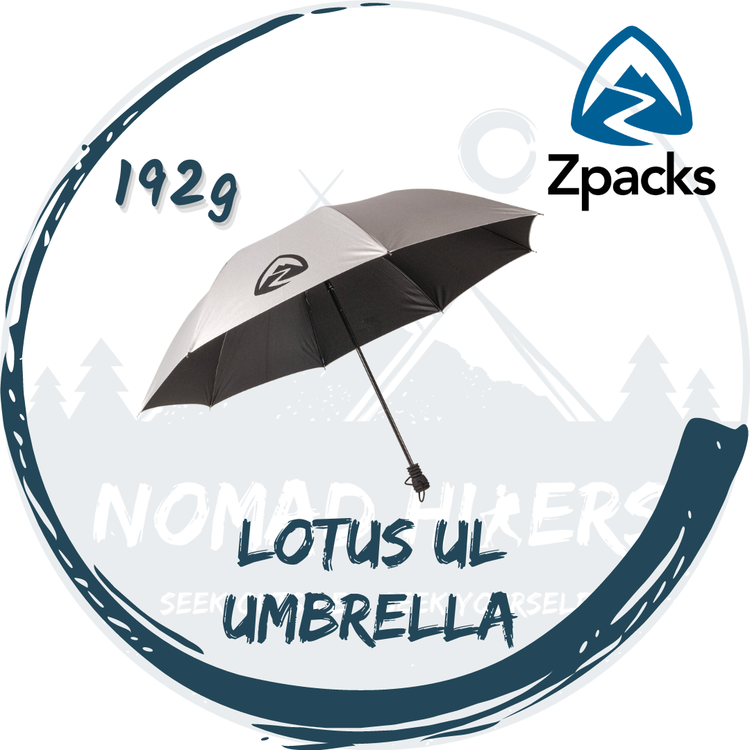 Zpacks Lotus UL Umbrella 超輕量傘192g / 可搭配背包傘夾選購