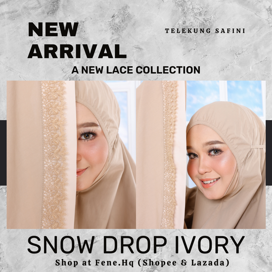 Telekung/Mukena Snow Drop Series by Telekung S@fini | bysistor