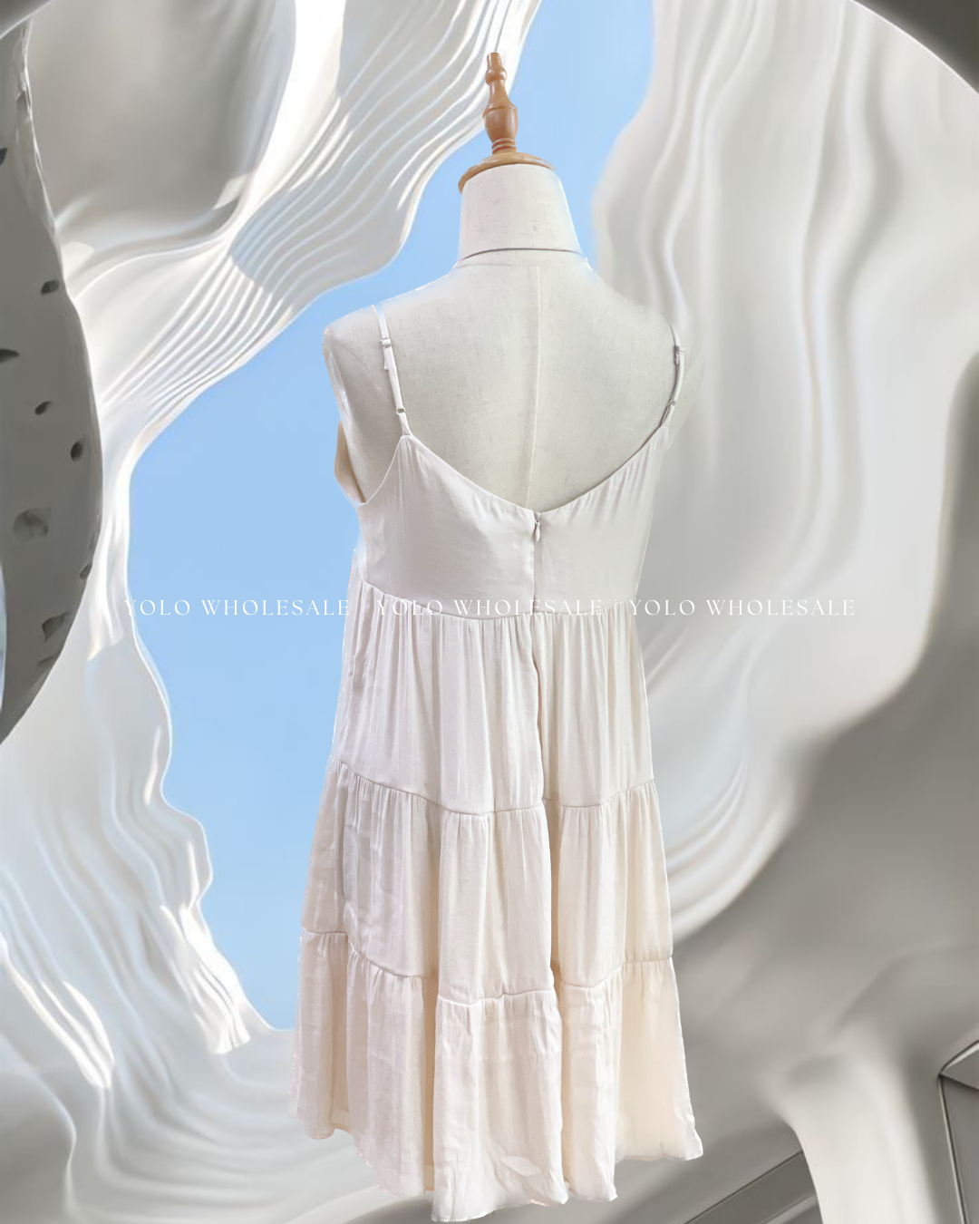 Beige Cami Dress – YoLo Wholesale
