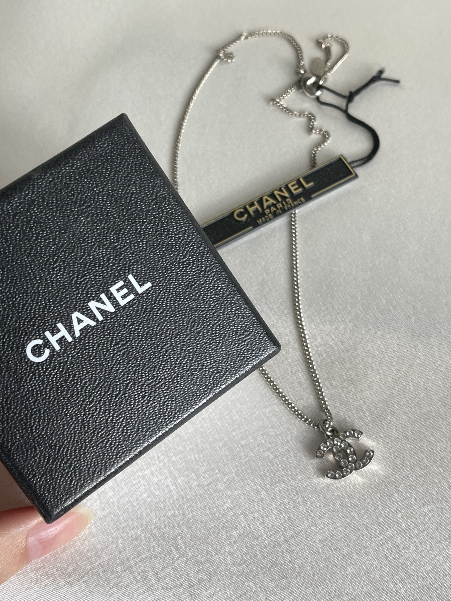 Chi tiết 83 chanel necklace cc silver hay nhất  trieuson5