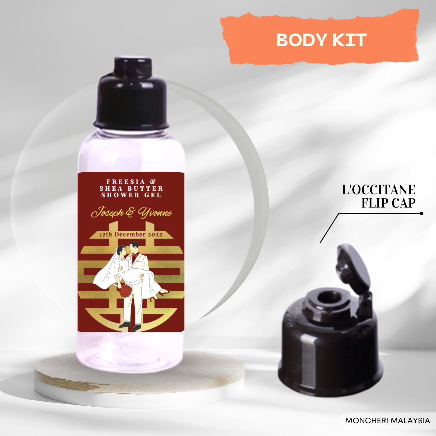 Freesia & Shea Butter Body Shower Kit Monchéri Malaysia