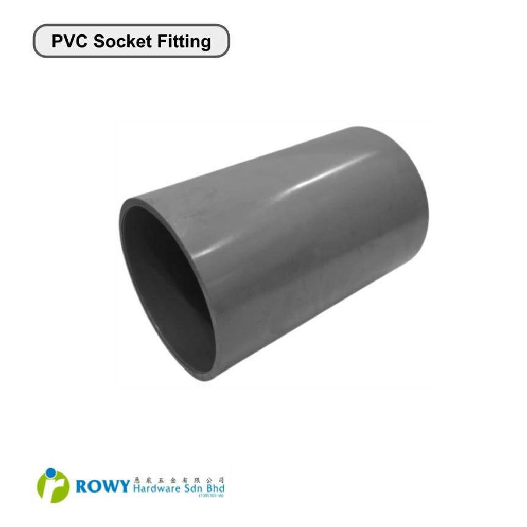 PVC Socket Class D 15mm To 100mm For PVC Pipe Fittings Rowy Hardware pvc-socket-class-d-15mm-to-100mm-for-pvc-pipe-fittings-rowy-hardware