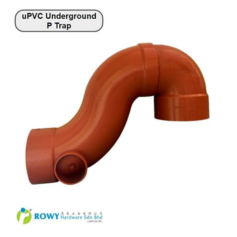 underground P trap fittings 4 inch =  110mm