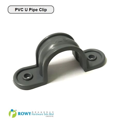 pvc u clip fitting 1/2" - 1" inch