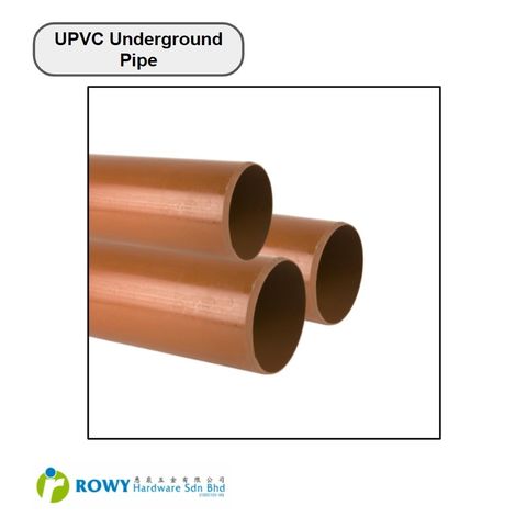 UPVC underground brown pvc pipe for drainage
