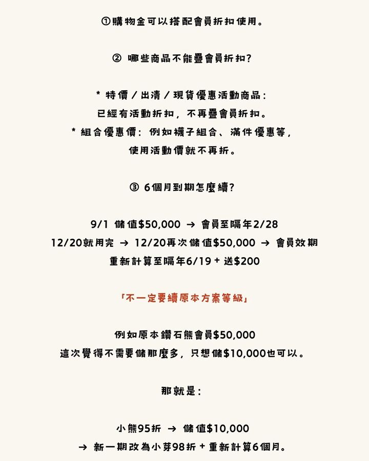 儲值金使用說明