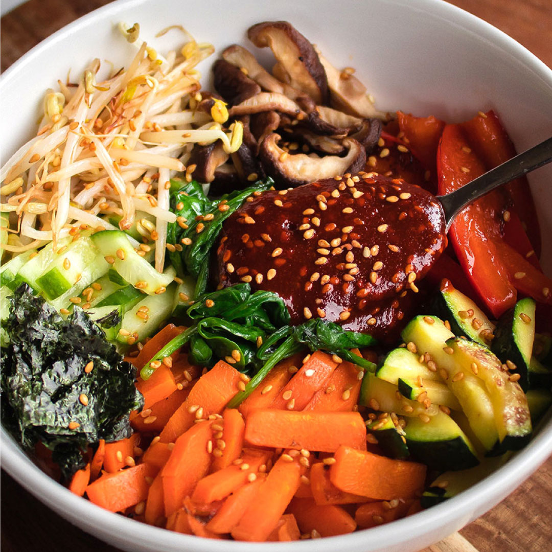 Vegan/ Vegetarian Korean Bibimbap