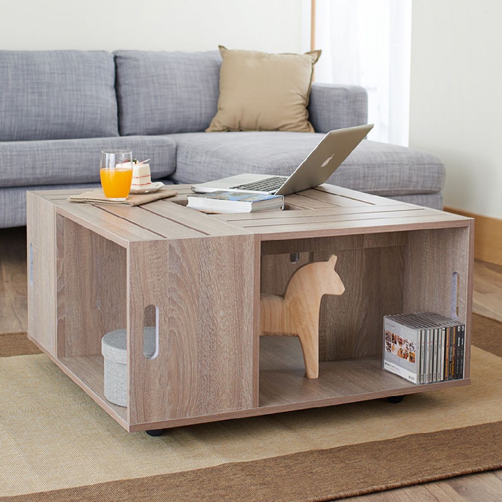 IMG-Country Style Mobile Coffee Table-A0016211-02